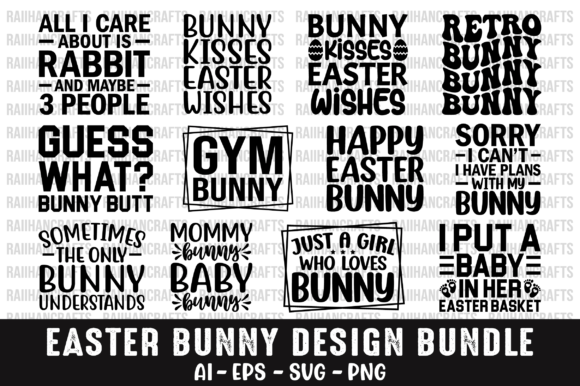 Easter Bunny T-shirt Design Bundle Svg Review