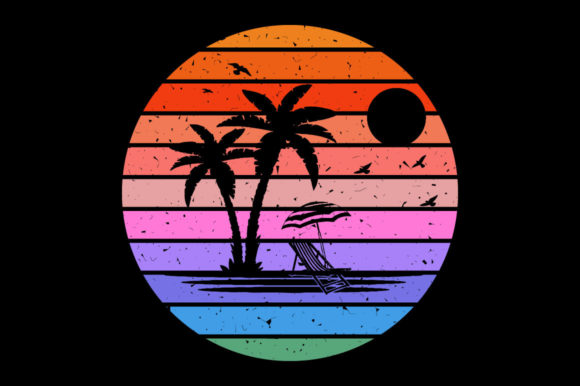 Retro Sunset Palm Tree, Gingerbread Review