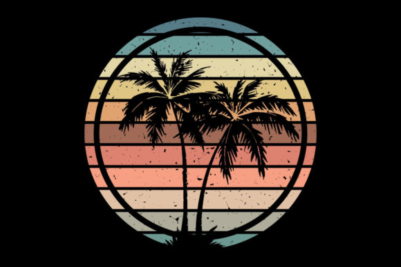 Retro Sunset Palm Tree, Grinch, Santa Review