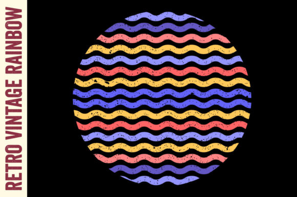Retro Sunset Vintage Circle Graphics Review