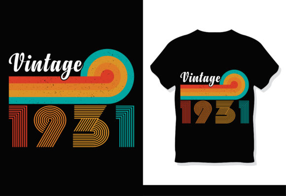 Retro Vintage 1931 T-Shirt Design Review