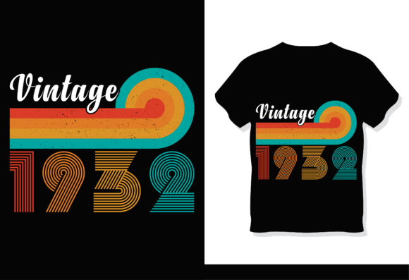 Retro Vintage 1932 T-Shirt Design Review