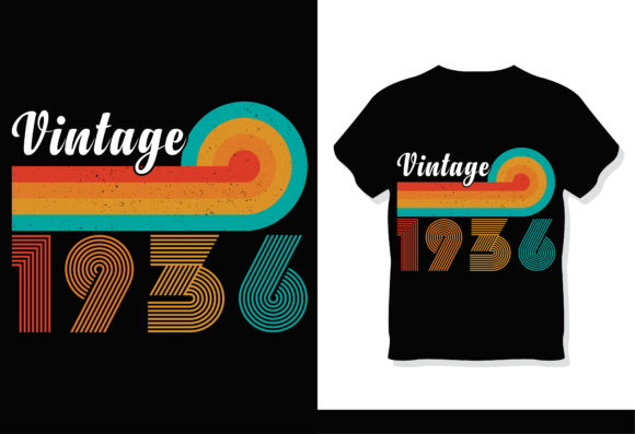 Retro Vintage 1936 T-Shirt Design Review