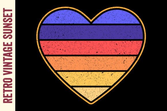 Retro Vintage Sunset Love Graphics Review