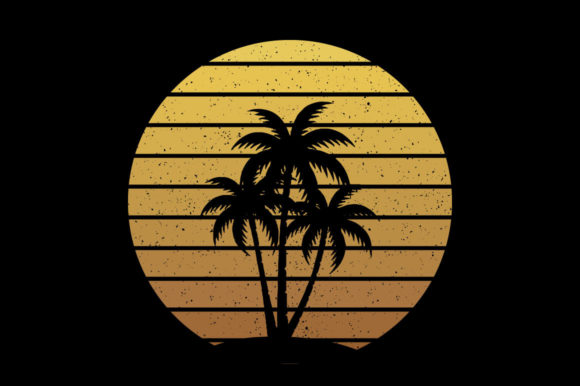 Retro Vintage Sunset Palm Tree,christmas Review